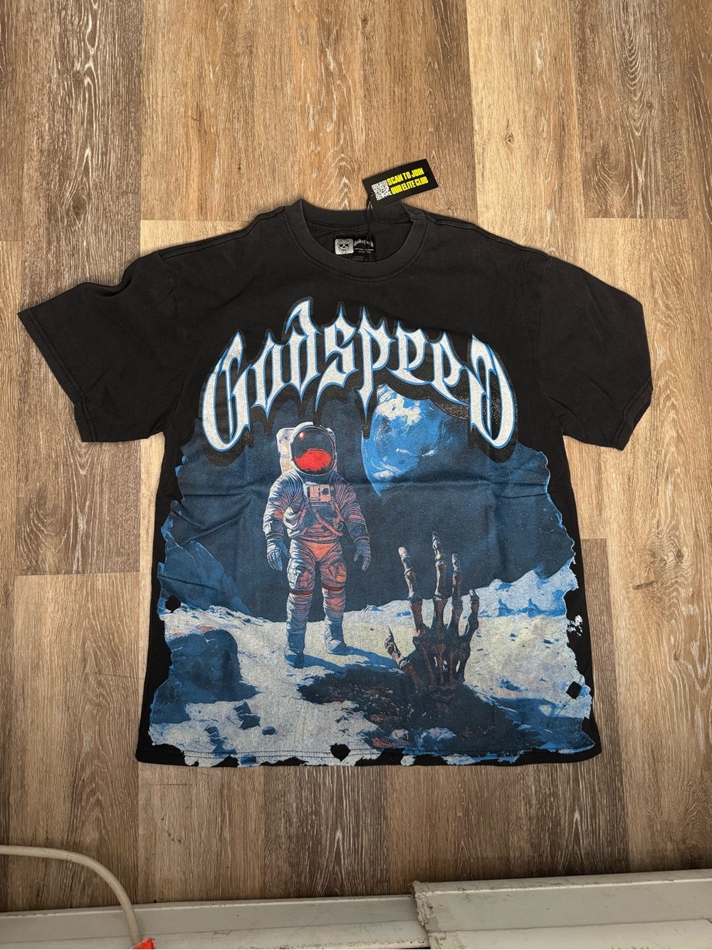 Godspeed Black Graphic Astronaut Short Sleeve Tee